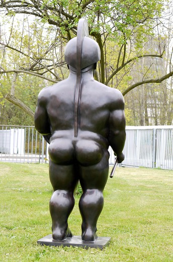 Garden sculpture "Roman warrior"