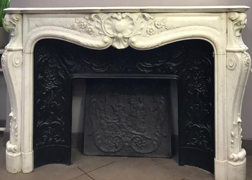 Antique Louis XV fireplace