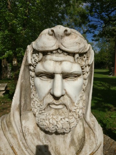 Antique Hurcules marble sculpture