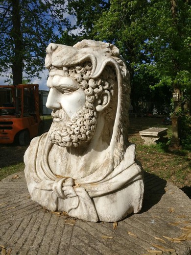 Antique Hurcules marble sculpture