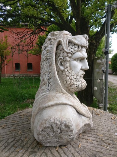 Antique Hurcules marble sculpture