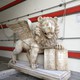 Antique sculpture of Lion of St. Mark