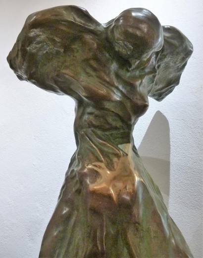 Antique sculpture "Flight"