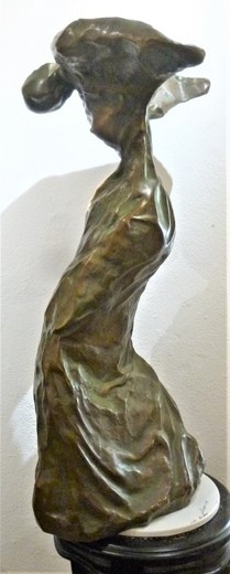 Antique sculpture "Flight"