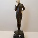 Antique sculpture "student"