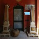 Pair antique marble obelisks