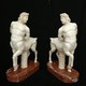 Pair antique Centaurus sculptures