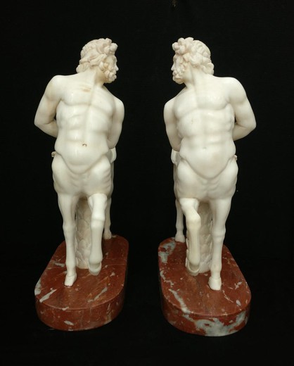 Pair antique Centaurus sculptures