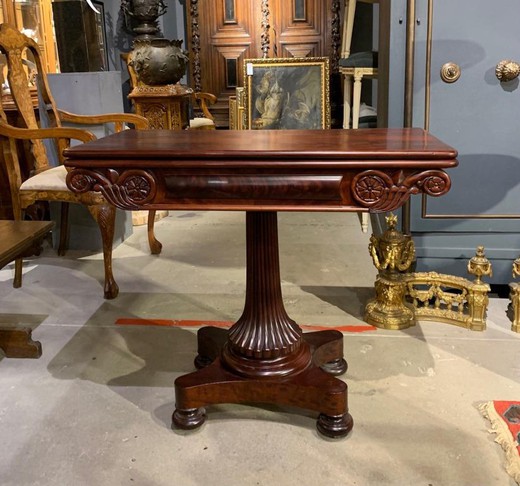 Antique card table