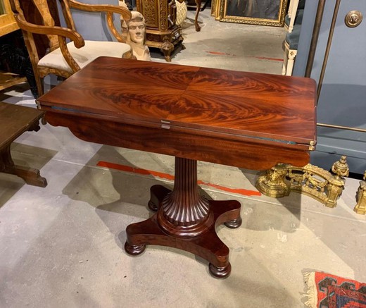 Antique card table