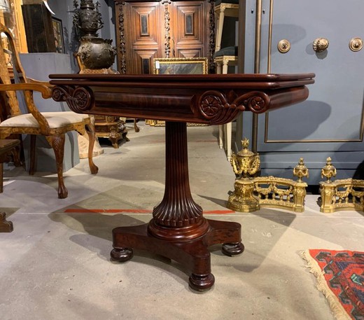 Antique card table