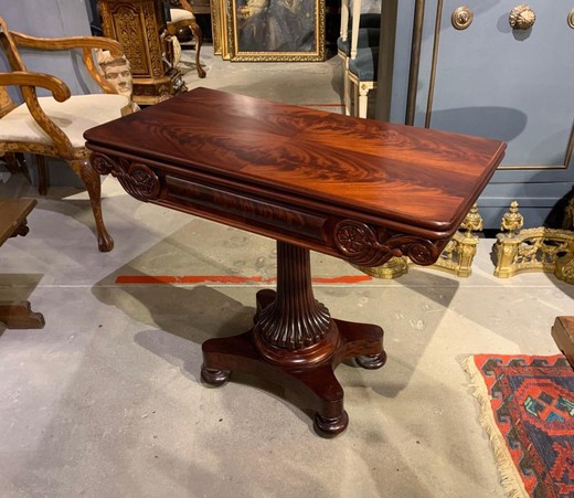 Antique card table