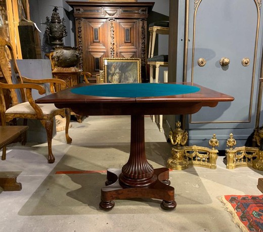 Antique card table