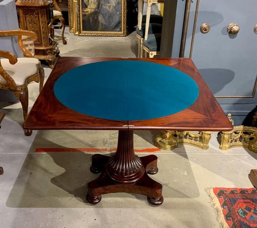 Antique card table