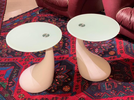 Paired coffee tables
