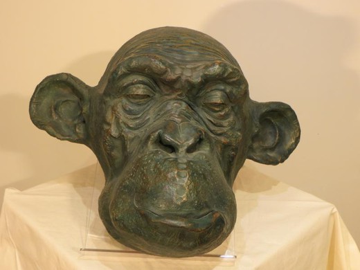 Sculpture "Monkey Head"