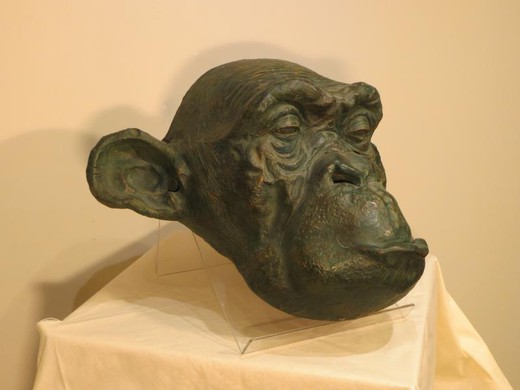 Sculpture "Monkey Head"