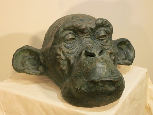 Sculpture "Monkey Head"