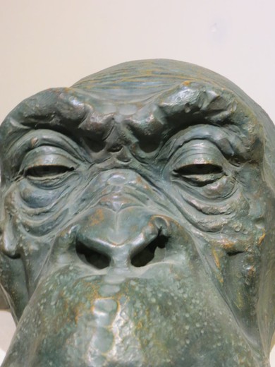 Sculpture "Monkey Head"