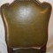 4 antique rococo leather chairs