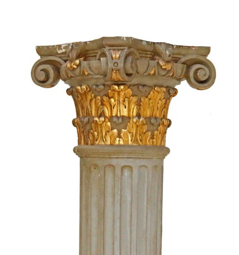 Антикварная колонна-пьедестал