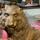 Antique Bible Lion sculpture