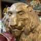 Antique Bible Lion sculpture