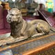 Antique Bible Lion sculpture