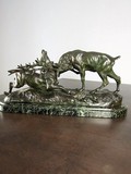 Antique sculpture "Battle"