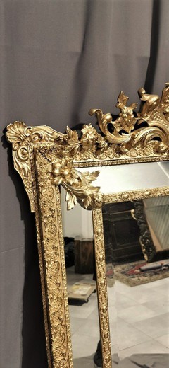 Antique napoleon III mirror