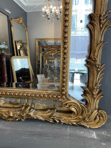 Антикварное зеркало в стиле Наполеон III