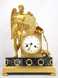 Antique clock Love and Glory