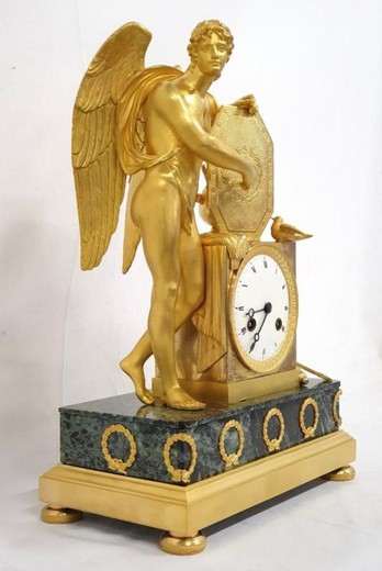 Antique clock Love and Glory