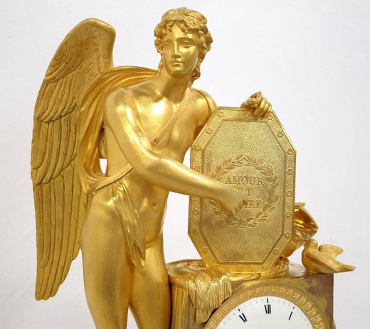 Antique clock Love and Glory