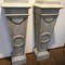 Antique paired pedestals