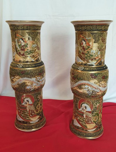 Antique paired vases