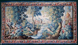 Antique tapestry "Royal Garden"