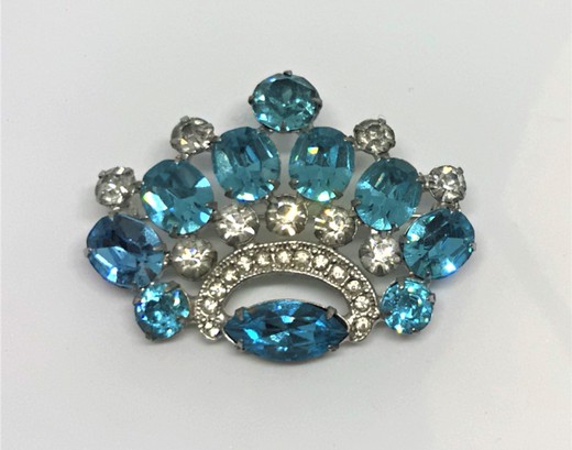 Vintage brooch "Crown" Weiss