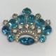 Vintage brooch "Crown" Weiss