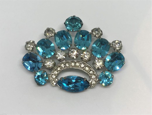 Vintage brooch "Crown" Weiss