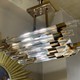 A small vintage chandelier