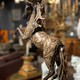 Винтажная скульптура «Конь на дыбах»