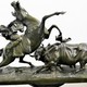 Antique sculpture "Picador and the bull"