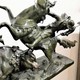 Antique sculpture "Picador and the bull"