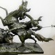 Antique sculpture "Picador and the bull"