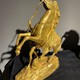 Antique paired sculptures "horses"