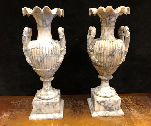 Antique pair vases