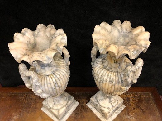 Antique pair vases