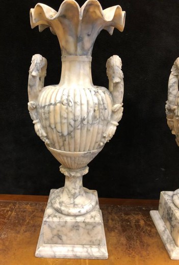 Antique pair vases