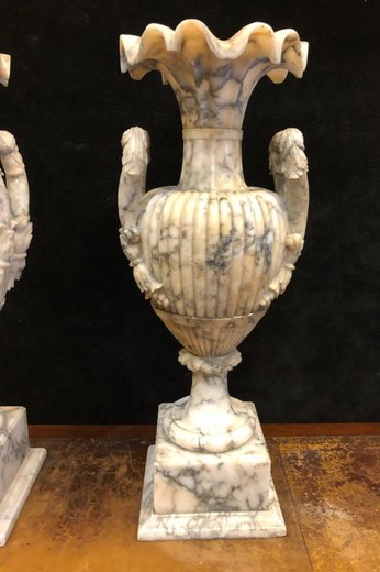 Antique pair vases